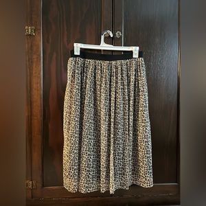 Leopard Print Skirt
